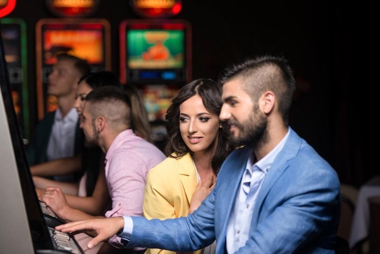 Antarmuka kategori game betwinner dengan pilihan slot, live casino, dan sportsbook